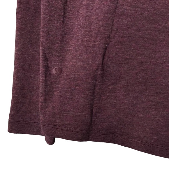 Lululemon Men’s Long Sleeve Tee Purple Red Crew T-Shirt ESTIMATED Large - Picture 8 of 9